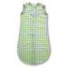 Certified Organic Cotton Flannel zzZipMe Sack in Kiwi with Dots and Stars