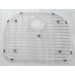 19" x 16" Stainless Steel Sink Grid with Black Rubber Feet