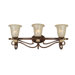 Alina Three Light Vanity Light in Tortoise Shell