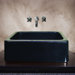 Ebony Hand Carved Vessel Sink in Black