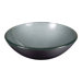 Silver Round Glass Basin