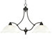 Mahogany 2 Light Kitchen Pendant