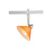 Euro Tangerine Glass Monorail Spot Light