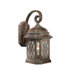 Sardinia Outdoor Wall Lantern in Royal Bronze