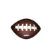Tough Chew Pillow Football Dog Toy