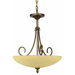 Vanguard 3 Light Inverted Pendant