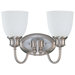 Bella  Vanity Light in Brushed Nickel