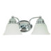 Empire  Vanity Light in Polished Chrome