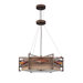 Gable 3 Light Drum Pendant