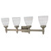 Triumph  Vanity Light in Brushed Nickel
