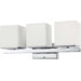 Bento Three Light Bath Vanity in Polished Chrome