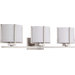 Portia 29" Energy Star Three Light Bath Vanity in Brushed Nickel