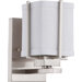Logan One Light Wall Sconce in Brushed Nickel