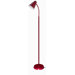 One Light Goose Neck Floor Lamp in Met Red