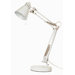 One Light Mini Head Drafting Desk Lamp in White