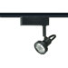 One Light Cast Ring Track Head in Black