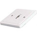 Monopoint Track Light Adapter in White