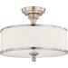 3 Light Semi Flush Mount