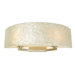 Radius Natural Crushed Capiz Two Light Bath Fixture in Gold Dust