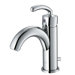 Single Hole Bathroom Faucet with Single Scroll Handle