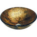 Glass Shapes Vessel Sink in Copper