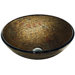 Glass Textured Vessel Sink in Copper