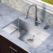 All in One 30" Undermount Kitchen Sink and Faucet Set