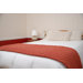 Quilted Bed Scarf with Moisture Barrier in Earth Red