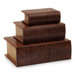 3 Piece Nesting Wooden Book Box Set