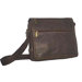 Small Laptop Messenger in Distressed Leather