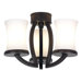Three Light Modern Ceiling Fan Light Kit
