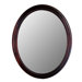 Traditional Series Oval Mirror in Cherry