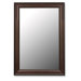 Traditional Mirror in Mahogany Black
