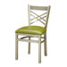 Steel X Back Side Chair