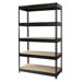 Iron Horse Rivet 60" H x 36" W Five Shelf Shelving Unit
