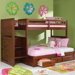 Weston Twin over Full Staircase Bunk Bed with Storage