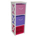 X-Frame Storage with 2 Bins and 4-Slot Cubby