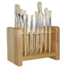 Hardwood Paintbrush Stand With 24 Holes