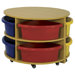 Two Piece Round Low Storage Center