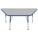 30" x 60" Trapezoid Activity Table in Various Colors