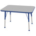 24x36 Rectangular Adjustable  Activity Table in Gray