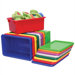 Single Width Tote Bin With Matching Lid