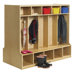 10 Section Double Sided Coat Locker