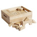Hardwood Building Blocks 64 pcs