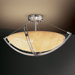 Crossbar Porcelina 36" 8 Light Semi Flush Mount