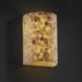 Alabaster Rocks Two Light Wall Sconce with Mounting Center