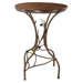 Pine 36" Bar Table in Oxblood Oak
