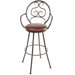 Ranfurlie 25" Swivel Counter Height Barstool