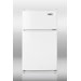32" x 18.75" Refrigerator Freezer with Crisper Cover Glass Type in White