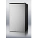 33.5" x 18.75" Refrigerator Freezer with Shelf Wire Type in Black
